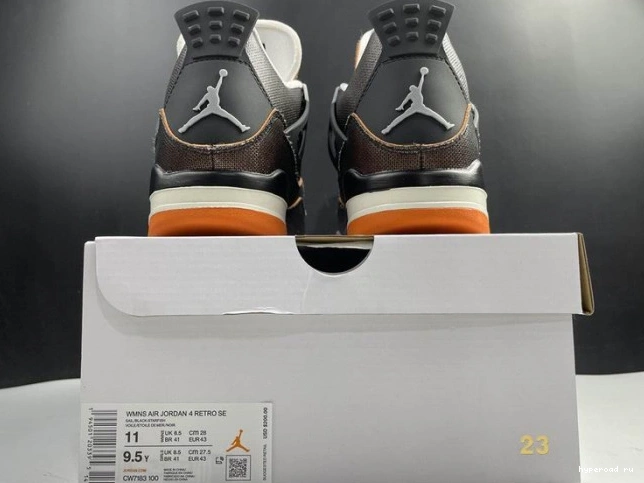 Air Retro 4 (W) Starfish CW7183-100 Jordan 1007